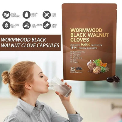 Wormwood Black Walnut Cleanse Cloves