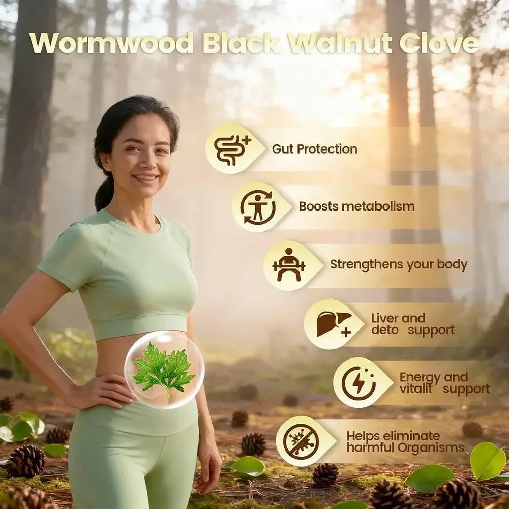 Wormwood Black Walnut Cleanse Cloves