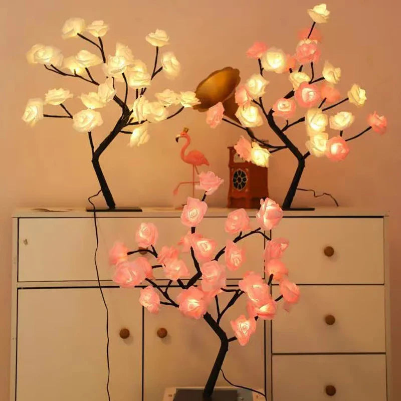 Lámpara del Árbol de Rosas Eternas