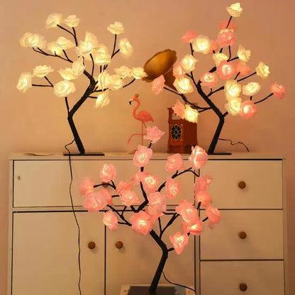 Lámpara del Árbol de Rosas Eternas