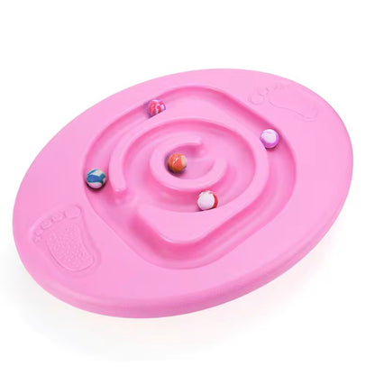 Tabla de Equilibrio de Yoga para Niños con Laberinto y 5 Pelotas